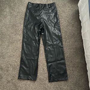 Black leather pants!